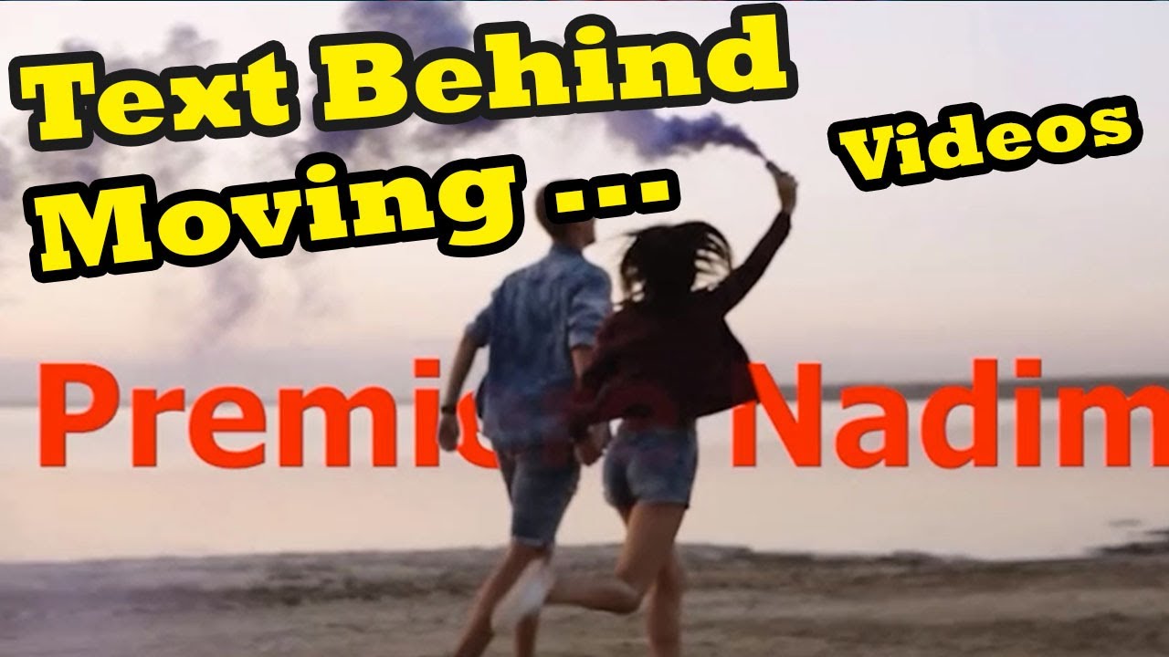 how to add Text behind subject in Adobe Premiere pro bangla tutorial ...