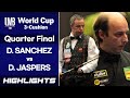 [Porto World Cup 3-Cushion 2016] Quarter Final - Daniel SANCHEZ (ESP) vs Dick JASPERS (NED). H/L