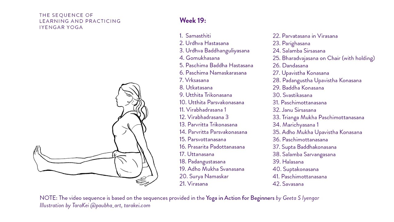 Week 19: Learning and Practicing Iyengar Yoga for Beginners