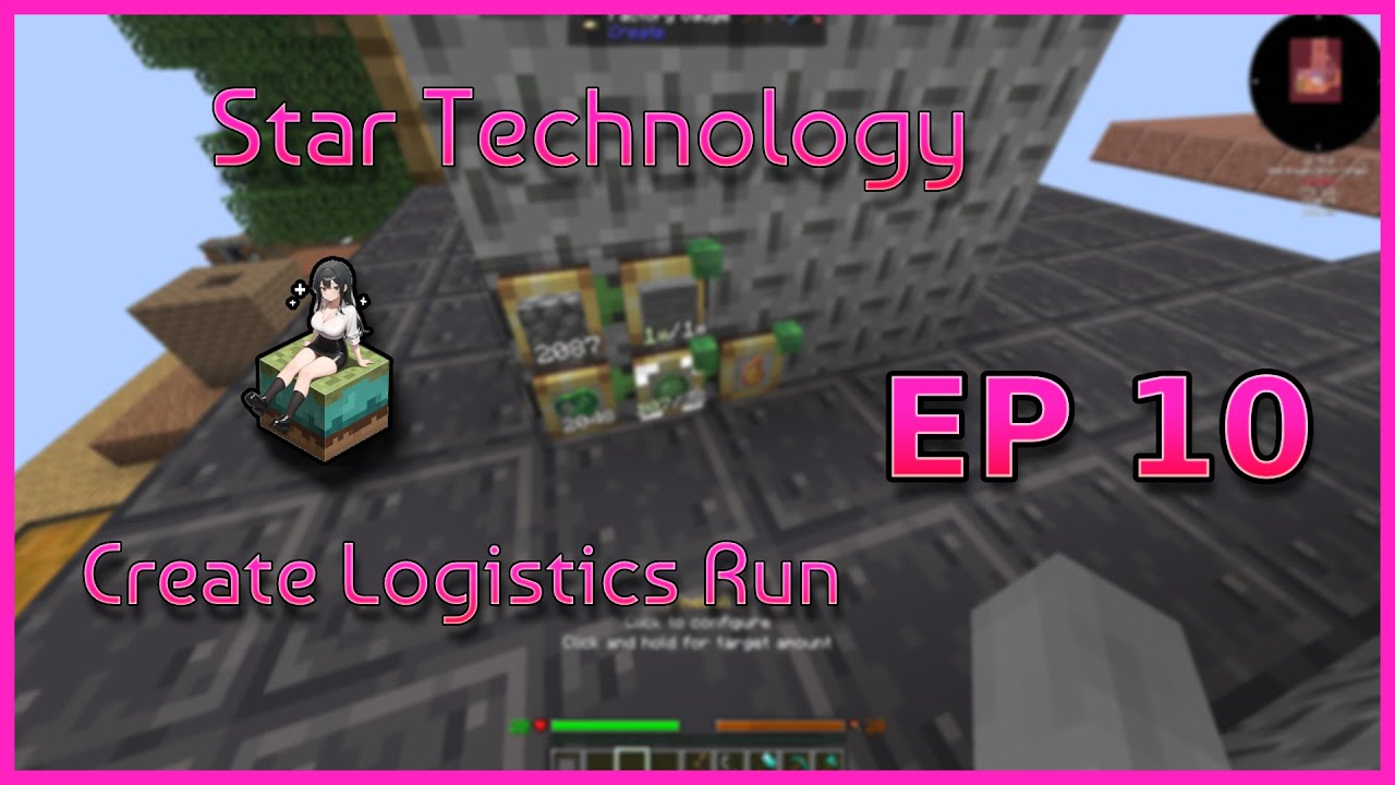 Star Technology - Create Mod Logistics Run - Episode 10 - Slimeball Packager Frogport Autocrafting