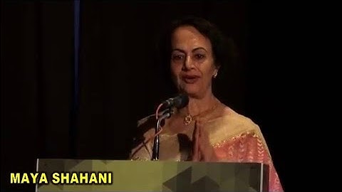 Mrs. Maya Shahani - Unity in Diversity, India