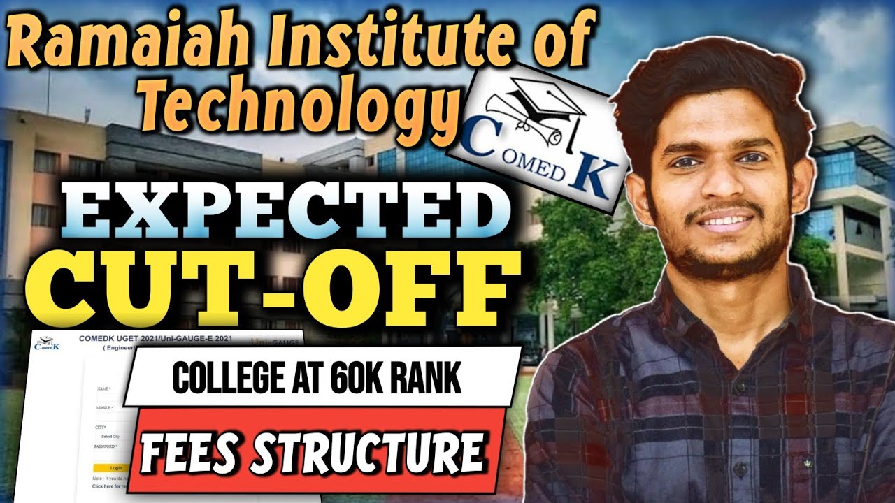 Top comedk College at low Rank 🤯 | MS Ramaiah institute of technology ...