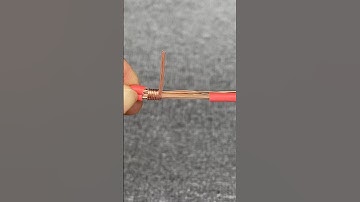 How to twist a 7-strand wire securely and neatly. #short #diy