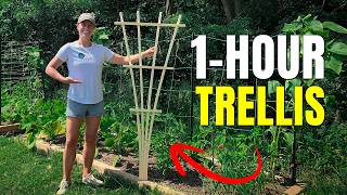 1-Hour DIY Garden Trellis // Easy Fence-Picket Woodworking