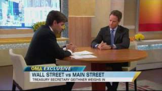 Timothy Geithner on Unemployment, Taxes