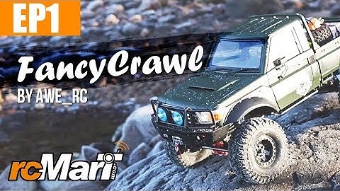 FancyCrawl Axial scx10ii Toyota lc70 killerbody Crawler by Awe rc #EP1