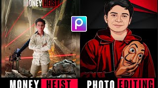 MONEY HEIST || Photo Editing Tutorial || Lacasa de papel Concept Photo Editing || screenshot 5
