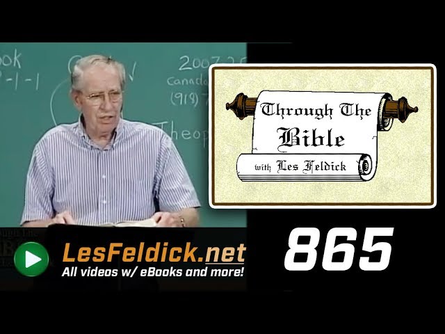 [ 865 ] Les Feldick [ Book 73 - Lesson 1 - Part 1 ] Theophanies (The Son appearing in human form) |a