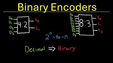 Digital Electronics - Binary Encoders