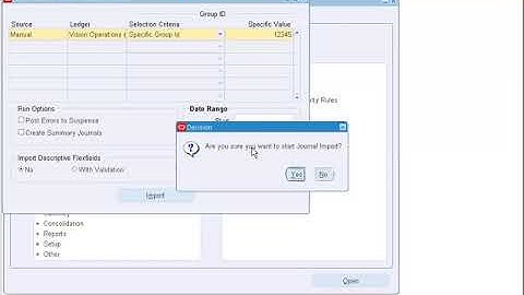 Oracle GL Jouranl Interface/Conversion- E-Business Technical