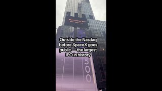 SpaceX IPO day 🚀