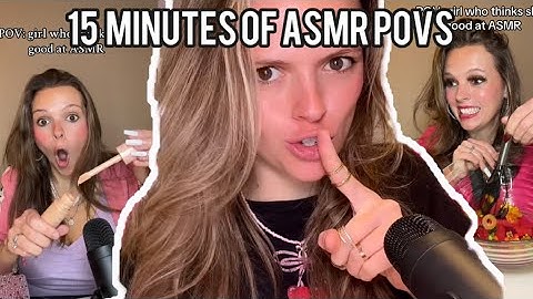 15 Minutes of Funny ASMR POVs **skit compilation**
