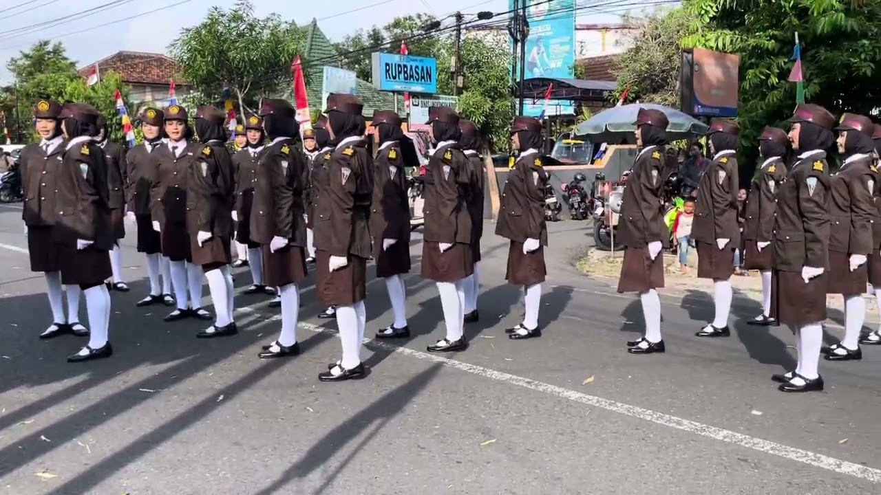 TONTI PUTRI SMAN 1 WATES #display #pawai #pawaiagustusan #hutri80 #video 