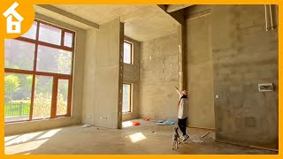 Girl Bought An Abandoned Chateau | THEN & NOW | Completely Renovation (in 40 minutes) TIMELAPSE