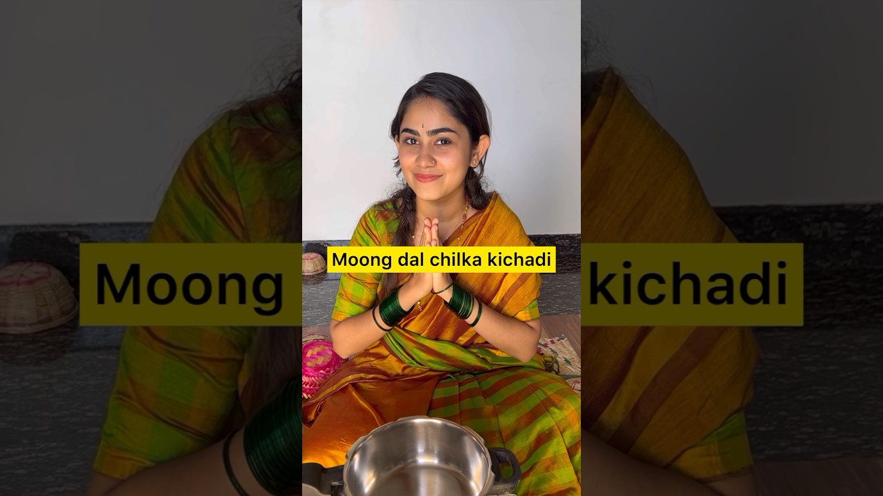Moong dal chilka kichadi #shortsfeed #shortsindia #shorts #trendingshorts