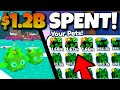 I SPENT $1.2 BILLION FANTASY COINS & GOT RAINBOW SAMURAI DRAGONS! Pet Simulator X Roblox