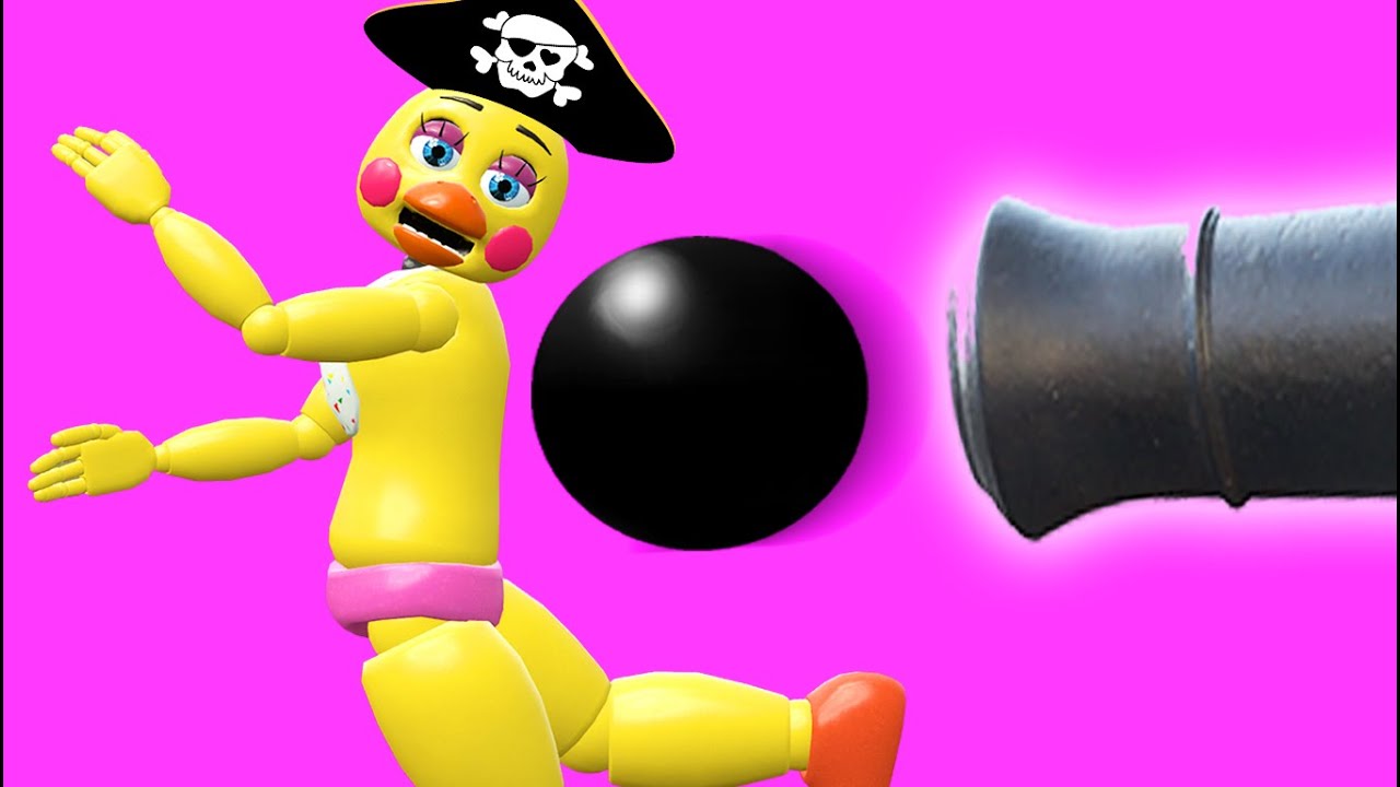 ANIMATRONICS vs CANNON! PIRATE EDITION! (Gmod FNAF Sandbox Funny Moments) Garry's Mod funny moments in soccer
