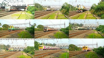 25 In 1 | All Types Of Emu Local ( Electric Multiple Unit )  Indian Railways