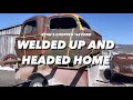 RYAN'S CHOPPED 1948 FORD IS WELDED UP AND HEADED HOME