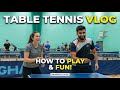 How to play table tennis teach us | table tennis in university of Stirling | Fun with us