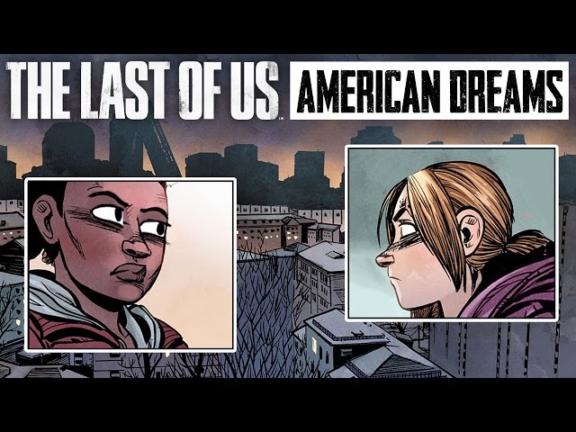 The last of us comics 4k, ellie in DC-style panels