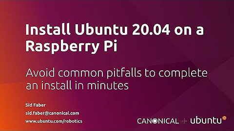 Install Ubuntu 20.04 on a Raspberry Pi