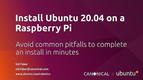 Install Ubuntu 20.04 on a Raspberry Pi