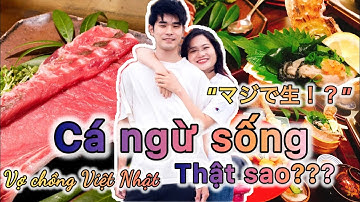 Hồi hộp ăn cá ngừ sống ,hàu sống, Sashimi cùng với chồng Việt Nhật | Can We Handle Raw Tuna? 