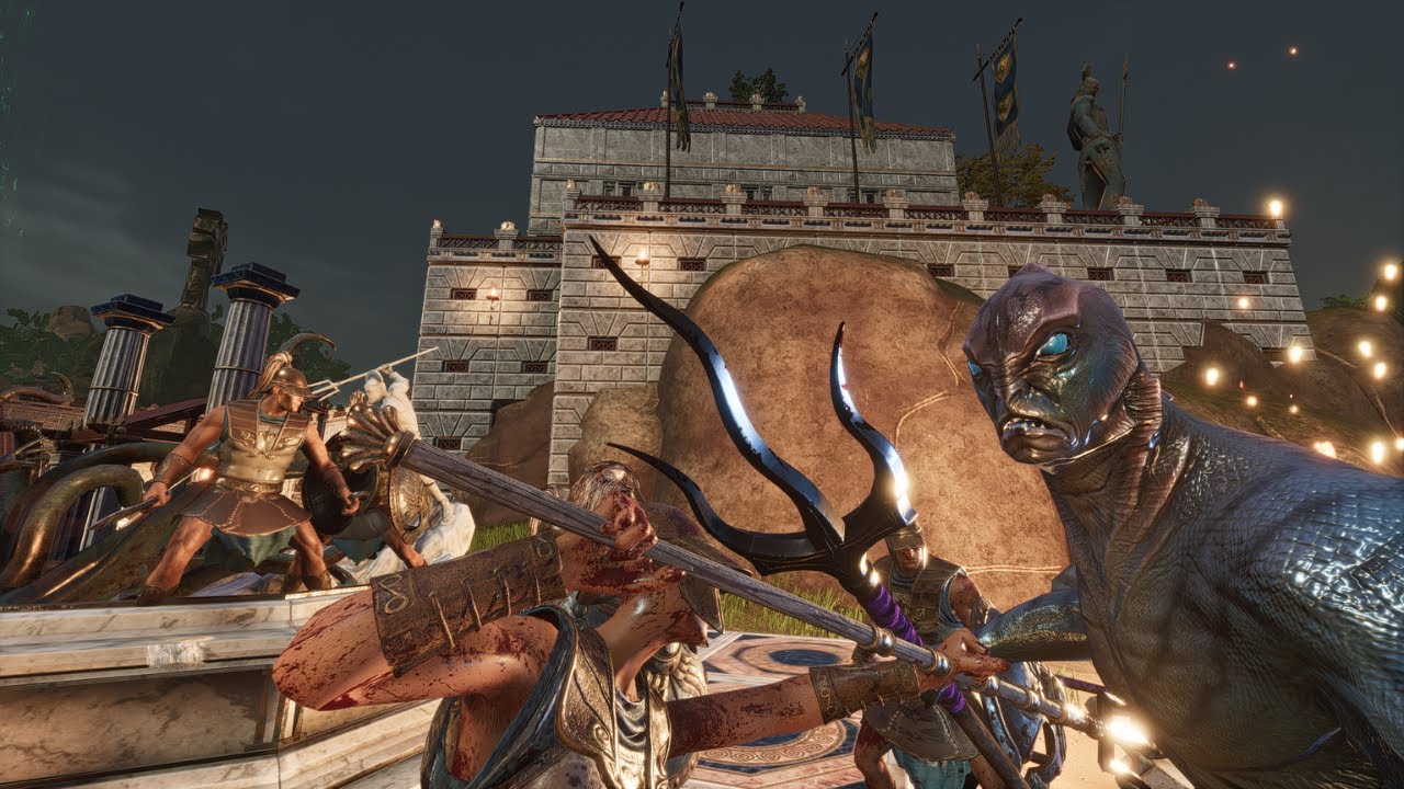 Deep Ones VS Argossean Soldiers - Conan Exiles Cinematic Battle