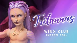 Tritannus from the Winx Club • Ever After High OOAK • Custom Doll Tutorial