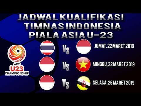 Jadwal Pertandingan Timnas U-23 Indonesia Babak Kualifikasi Piala Asia 2020