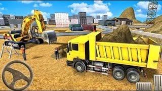 Heavy Excavator Crane Simulator - City Construction Mechine 3D- ANDROID GAMEPLAY screenshot 5