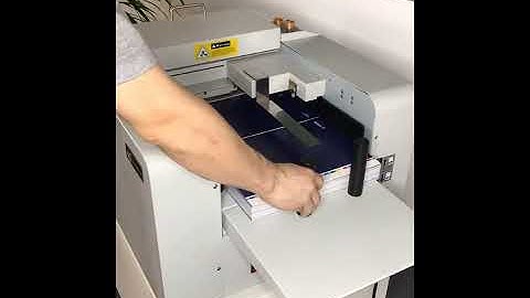 YH550 Air Suction (Auto feeding) Creasing machine with touch screen