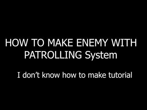 Enemy Ai With Patrolling System Unity 3D | Tutorial |NAV-Mesh