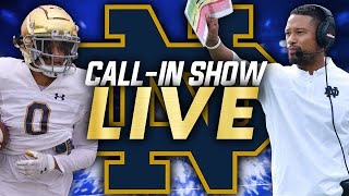 Notre Dame Call In/Chat LIVE☘️GAMEDAY @AM/ Recruiting Uptick?