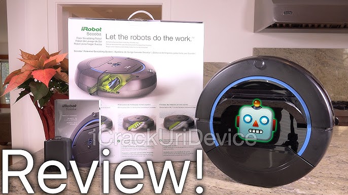 Sparsommelig dosis eksekverbar iRobot's Scooba 450 - This robo mop makes a solid floor scrubber - YouTube