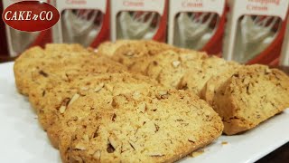 Butter 150 grm caster sugar 165 vanilla essence 1tsp eggs 2 maida 375
baking powder & 1/4 tsp soda crushed almond 200