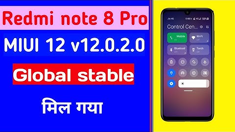 Redmi note 8 pro miui12 update// redmi note 8 pro miui12 global stable v12.0.2.0 rollout// miui12