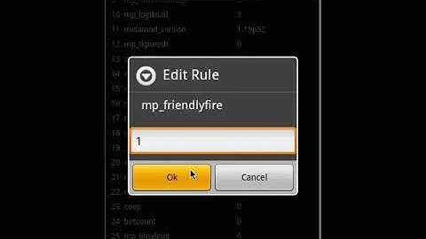 HLSW Mobile for Android Player and Rules rcon demo