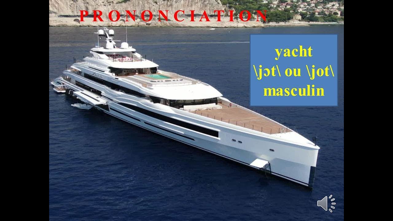 definition du mot yacht