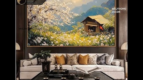 Tranh Phong Cảnh Núi Rừng Tây Bắc Hà Giang Việt Nam