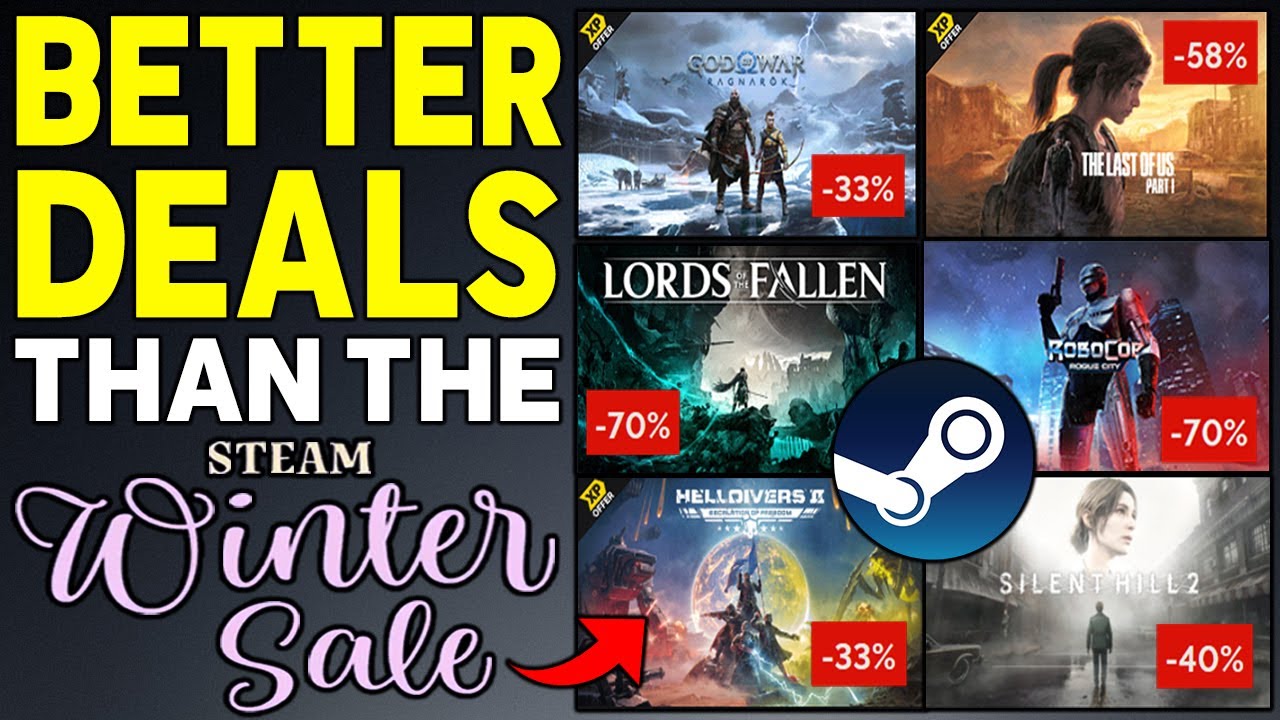 GET BETTER DEALS THAN STEAM WINTER SALE 2024 - AWESOME STEAM GAME ...