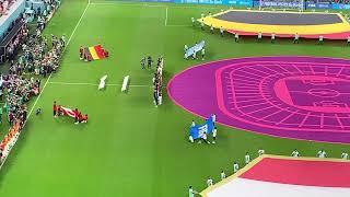 Belgium vs Canada - Qatar World Cup 2022 - Match 9 - Player entrance and anthems