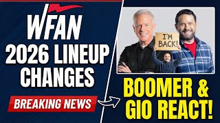 FAN Announces 2026 Lineup changes: Boomer and Gio React!
