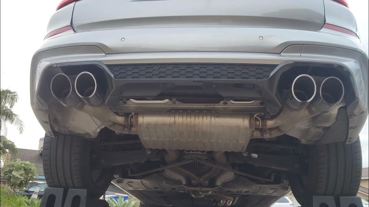 MY 2020 BMW x3m non competition resonator delete. YouTube