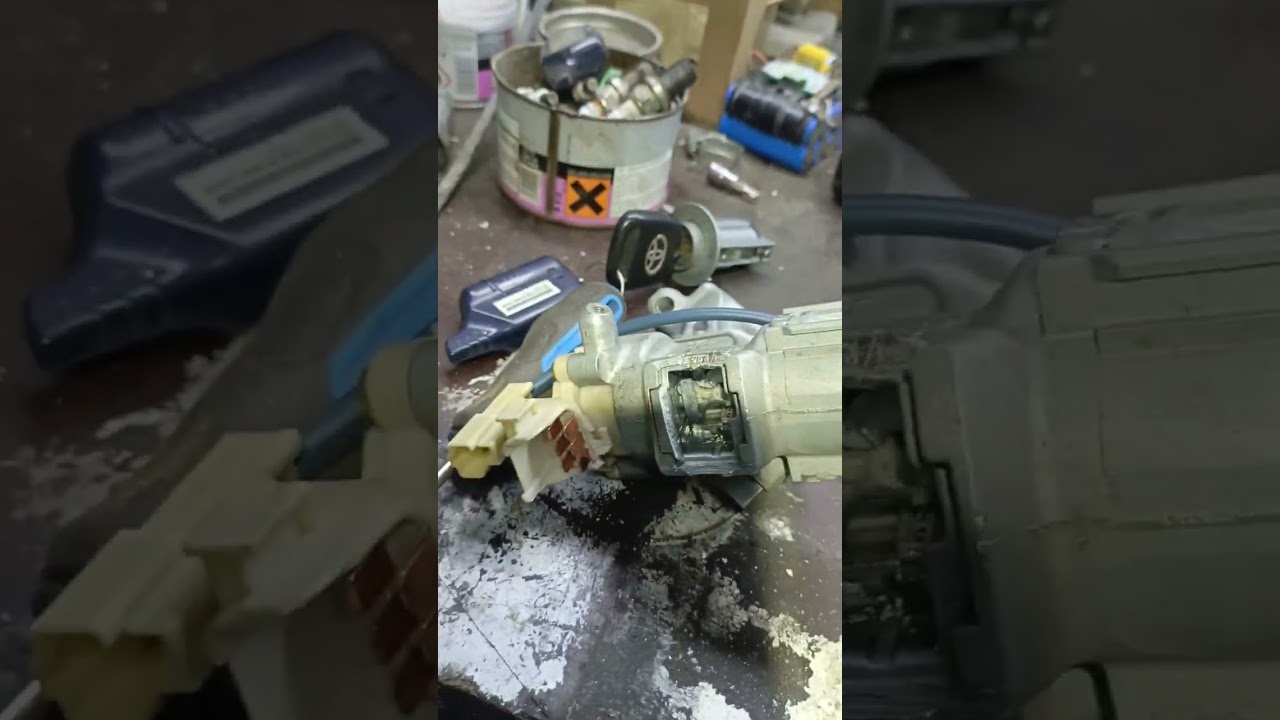 Ремонт замка зажигания, Тойота Королла 120