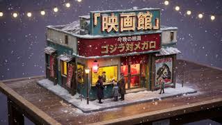 雪の昭和郷愁 ～小さな模型の世界～ | AI Diorama #showa #ジオラマ