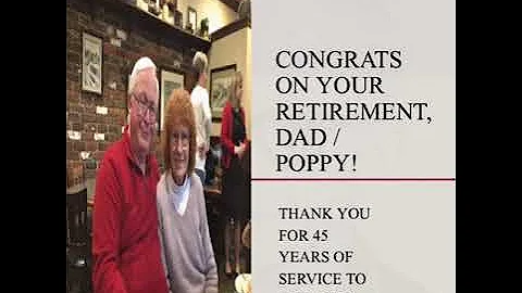 Happy Retirement, Dad!!