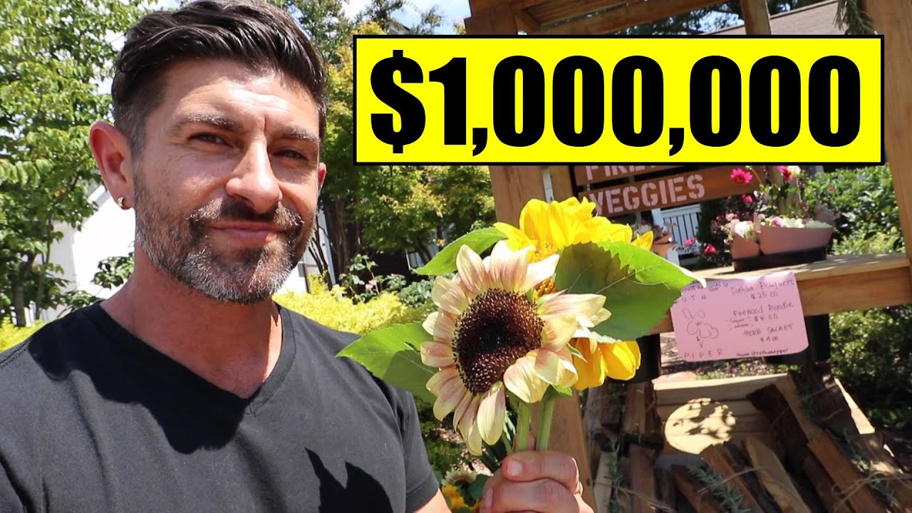 How to Make 1 MILLION Selling Flowers (STEAL THIS SIDE HUSTLE)