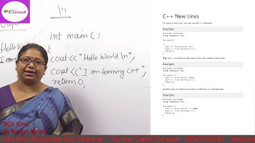 BCA Part II, C++, Lec-06 by Bindiya Ma